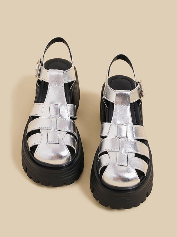 Patent Platform Ghurka Sandals（22.0cm〜）