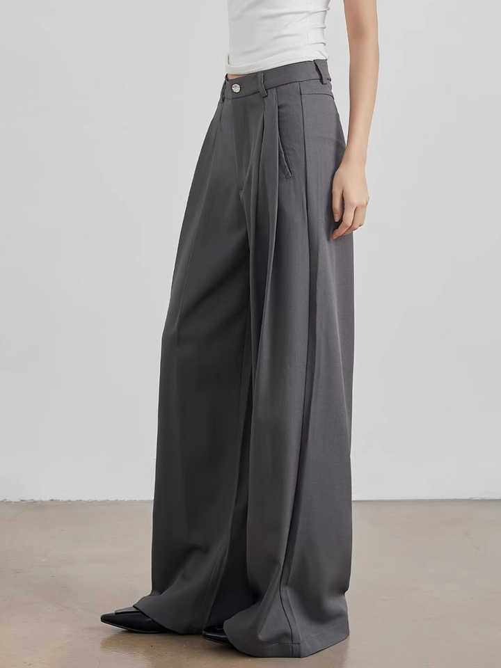Tuck Wide Slacks