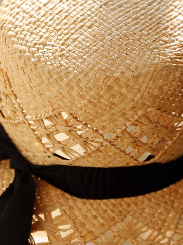 Classic Ribbon Straw Hat