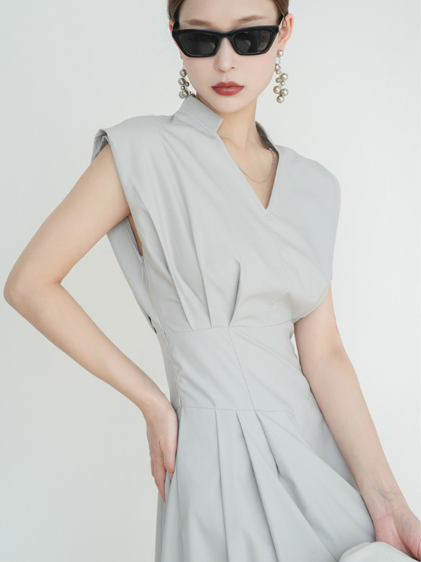 Waist Tuck Flare Dress