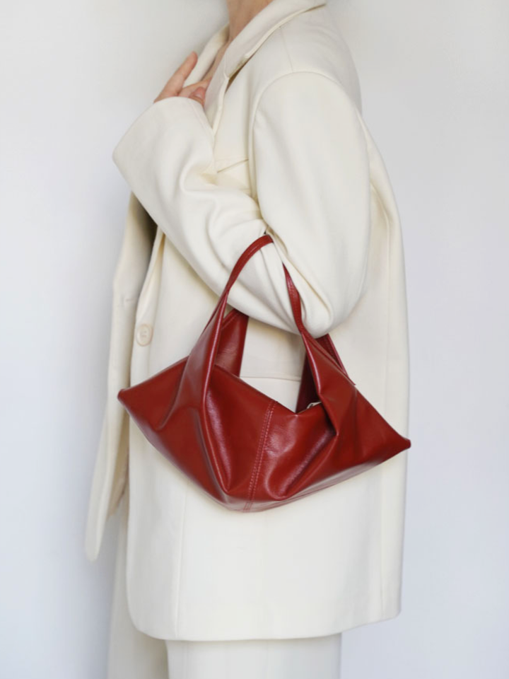 【PANLULUPAN】Sculptural Leather 2WAY Bag
