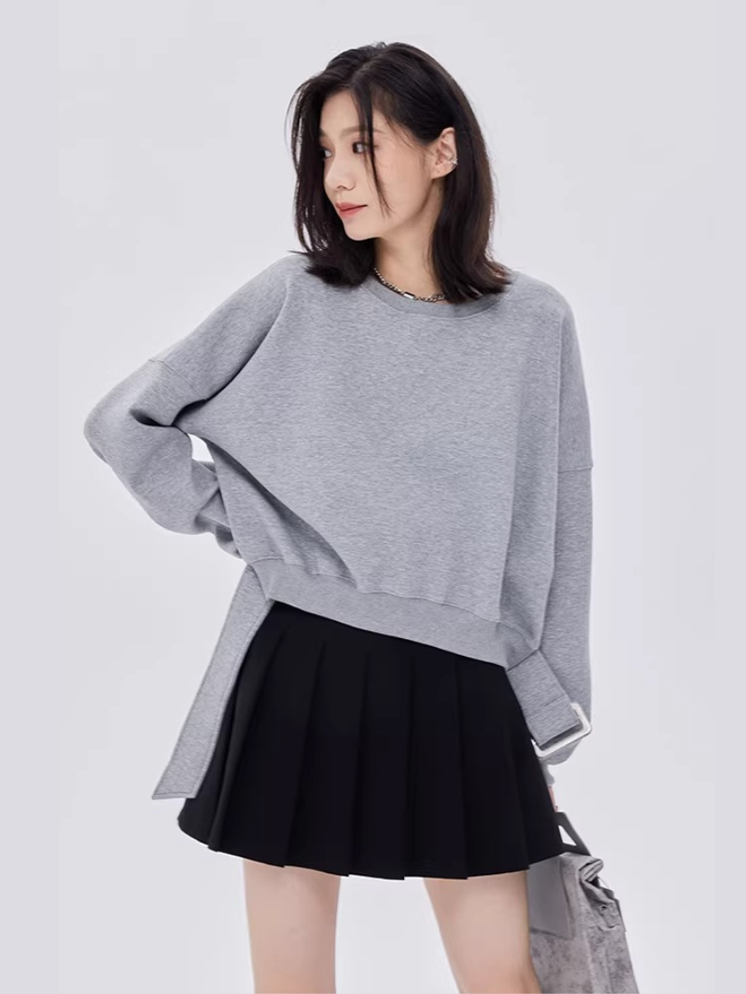 Waist Belt Sweatshirt