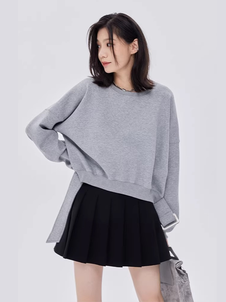 Waist Belt Sweatshirt