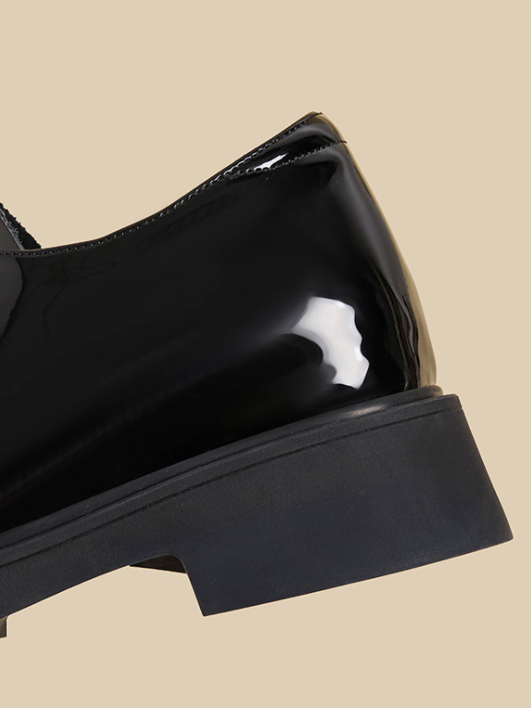 Ribbon Double Strap Platform Shoes