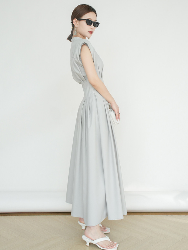 Waist Tuck Flare Dress