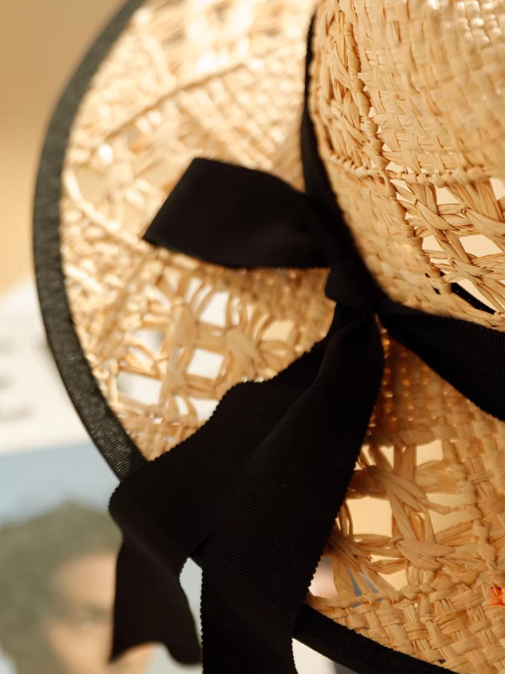 Classic Ribbon Straw Hat