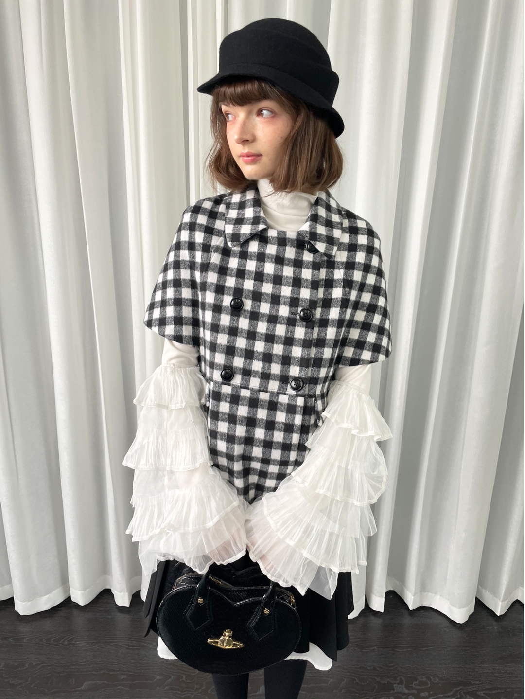 【Loose Smell】Sheer Frill Arm Covers
