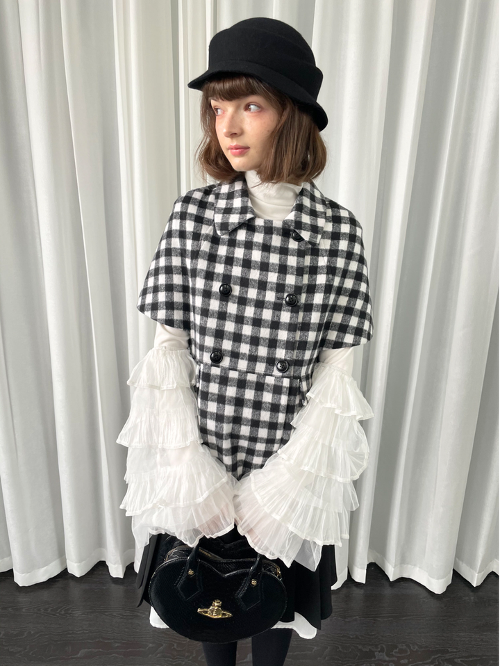 【Loose Smell】Sheer Frill Arm Covers