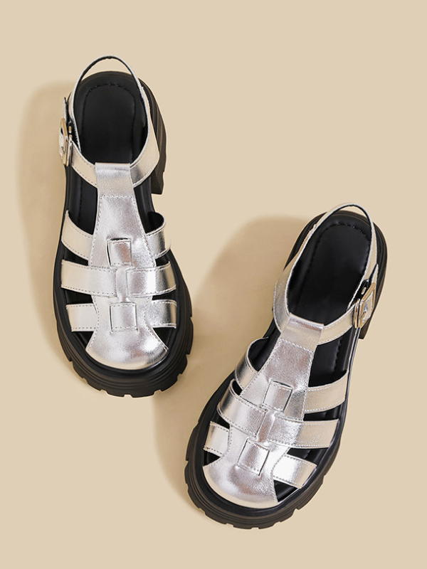 Patent Platform Ghurka Sandals（22.0cm〜）
