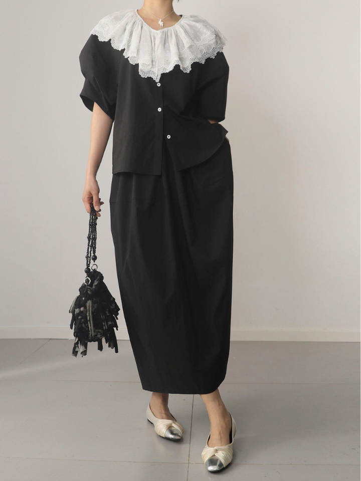 〈Pre Order〉Vintage Lace Collar Blouse