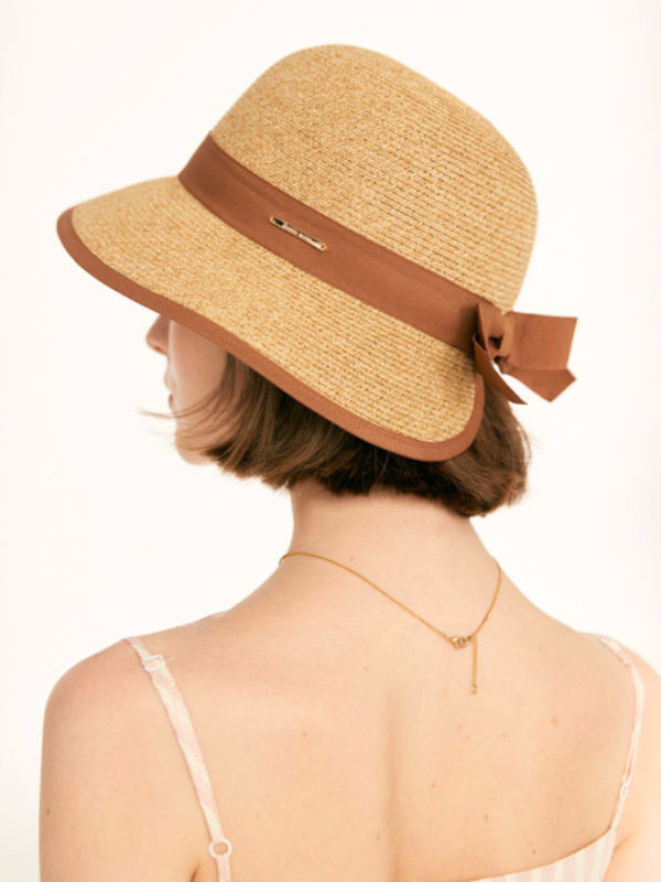 Classic Ribbon Straw Hat