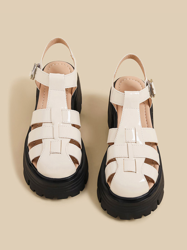 Patent Platform Ghurka Sandals（22.0cm〜）