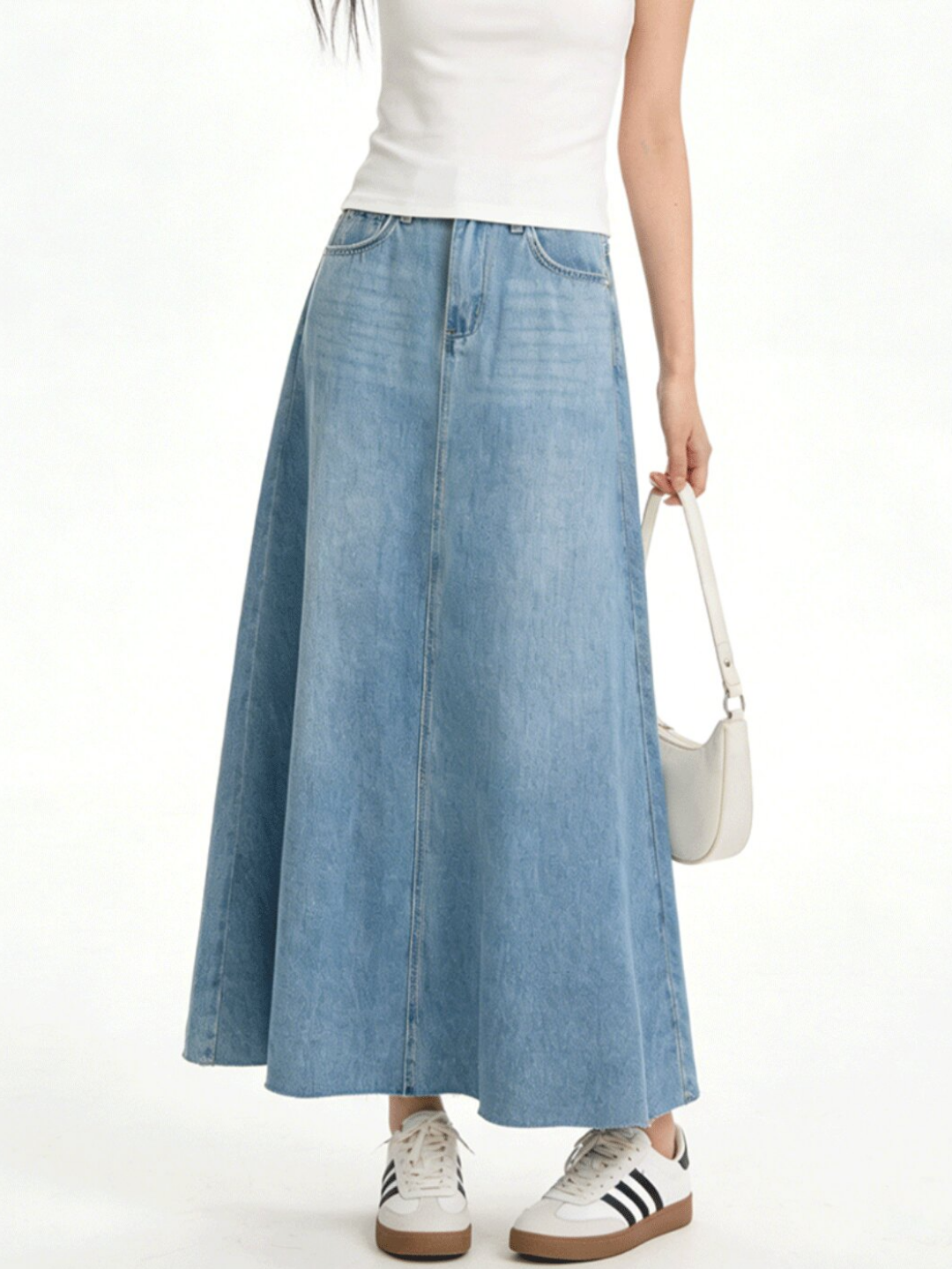 A-Line Denim Skirt