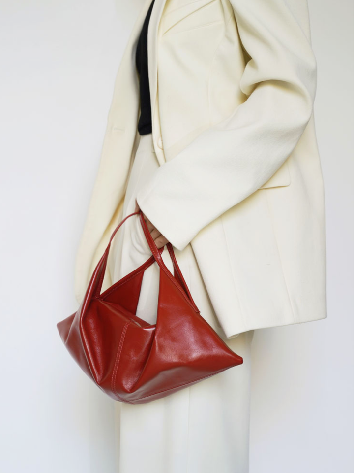 【PANLULUPAN】Sculptural Leather 2WAY Bag
