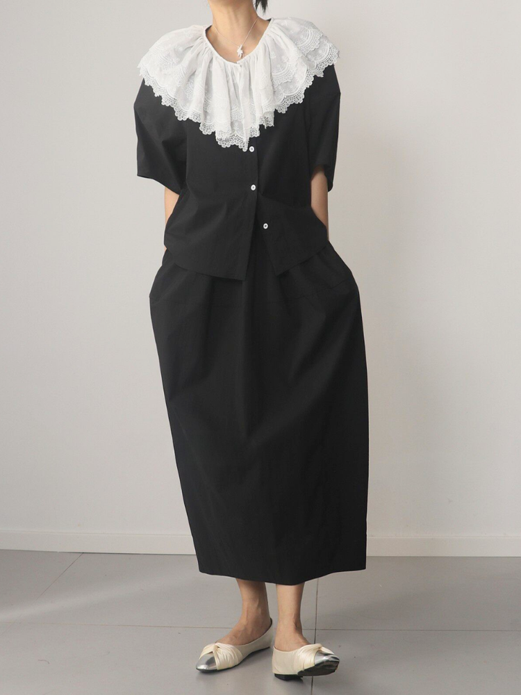 〈Pre Order〉Vintage Lace Collar Blouse