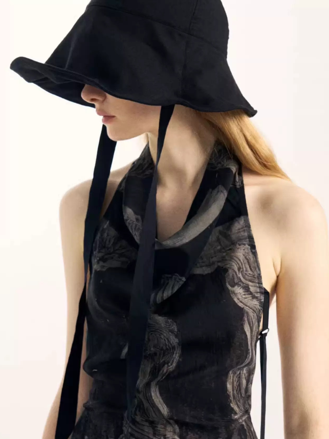 Soft Brim Ribbon Hat