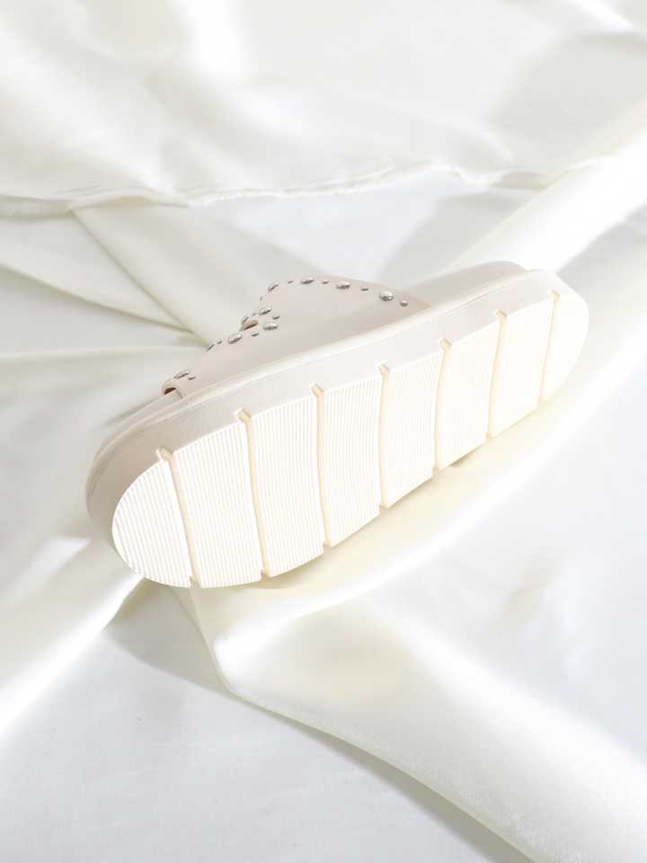 Concho Stud Double Strap Sandals