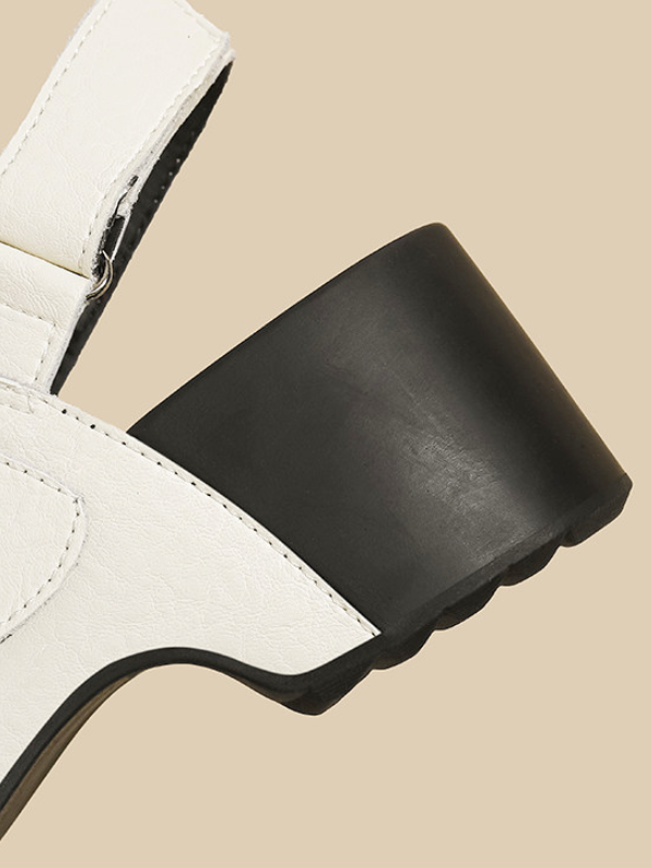 Double Buckle Platform Sandals（〜25.0cm）