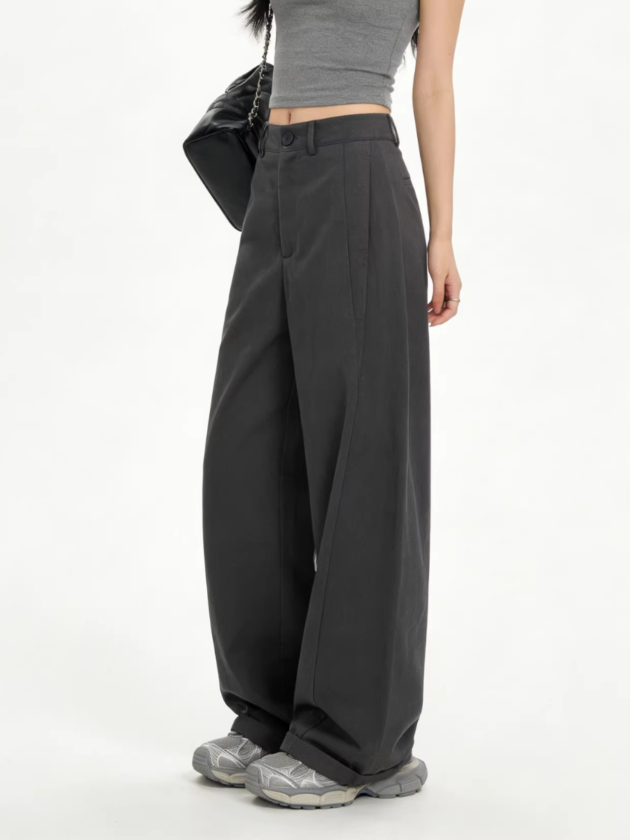Front Seam Wide Pants