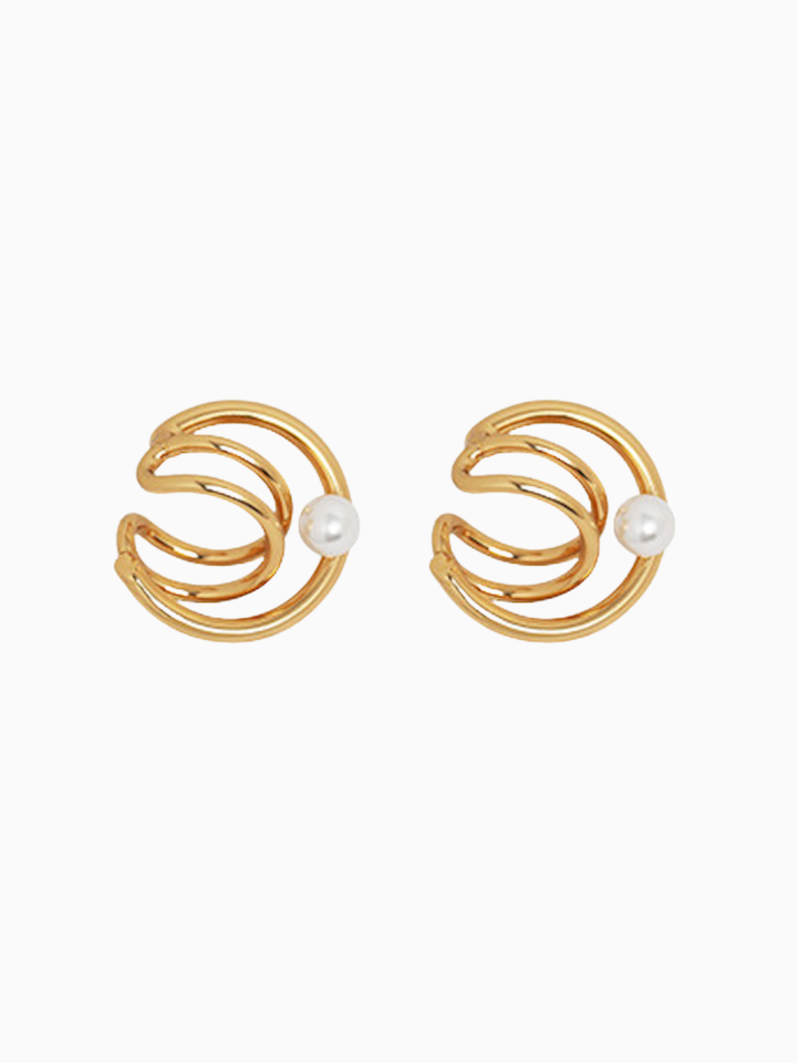 【EGO ACC】Pearl Orbit Ear Cuff