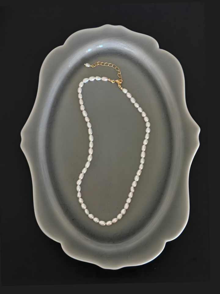 【EGO ACC】Soft Luster Pearl Necklace