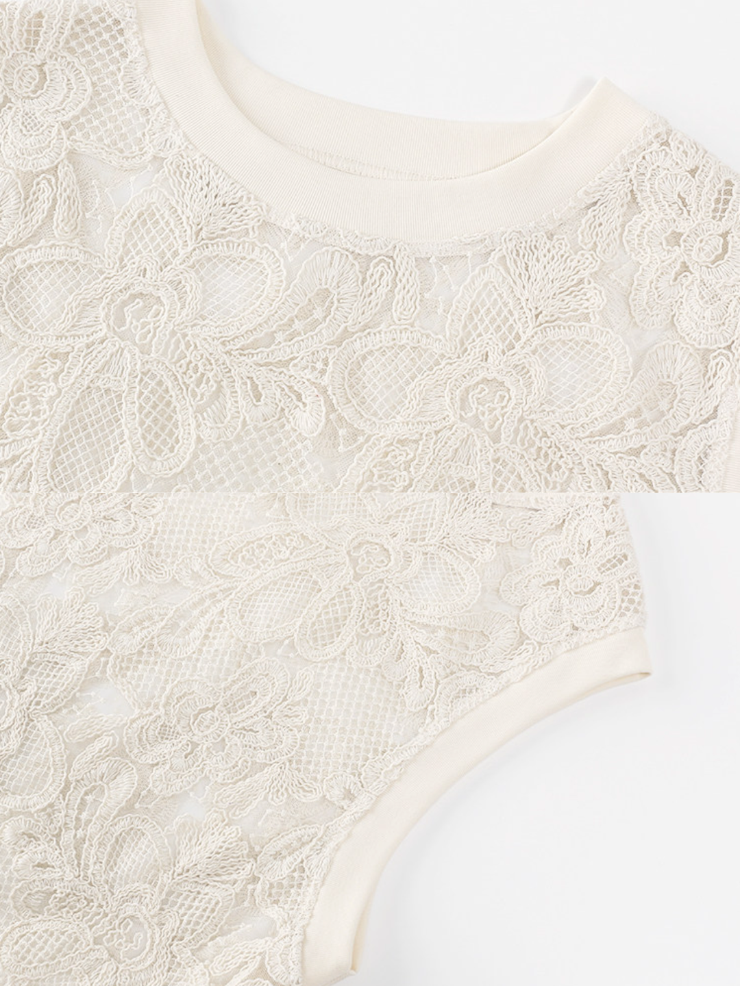 Floral Lace Layered Dress