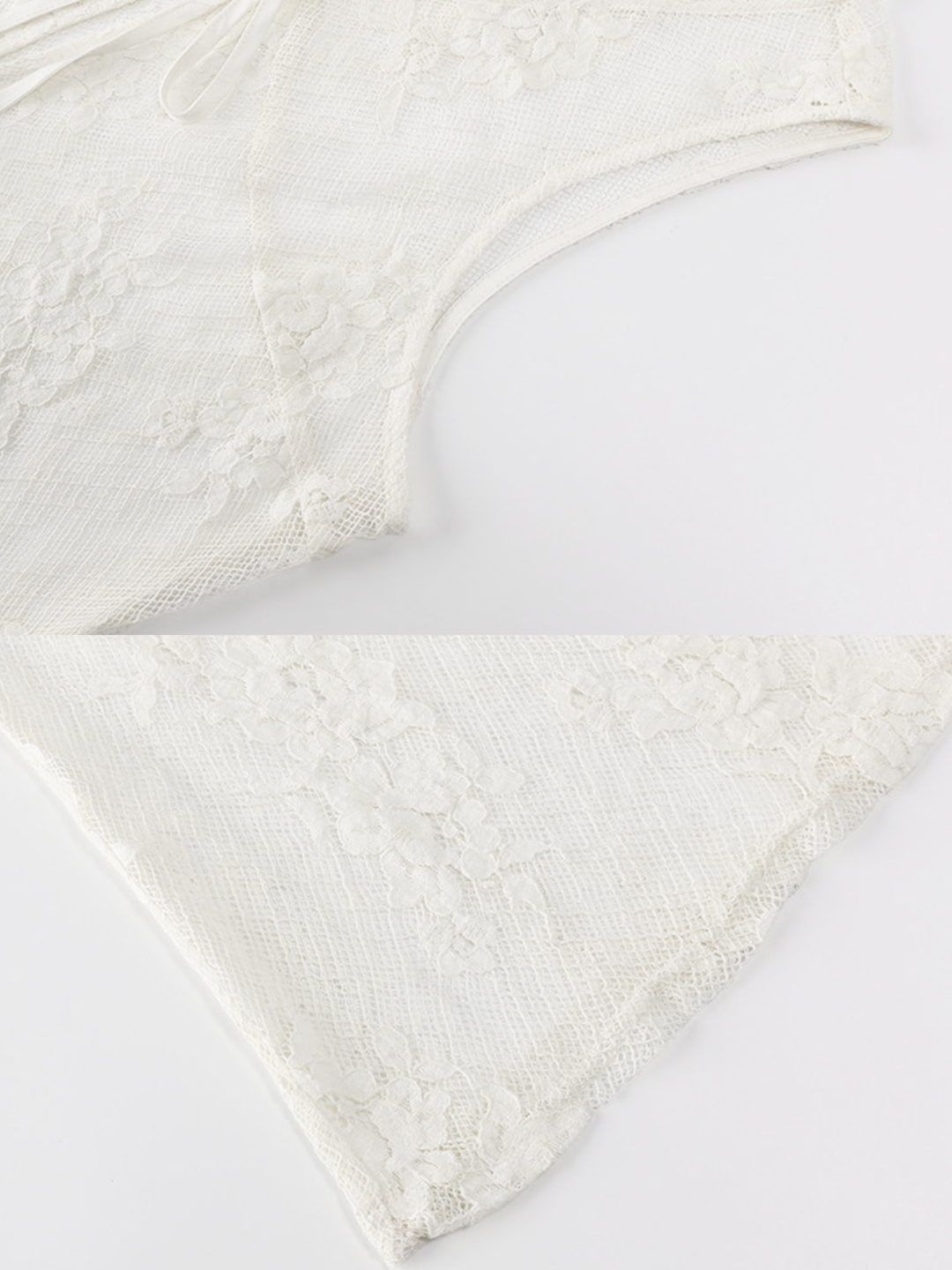 〈Pre Order〉Floral Lace Long Gilet
