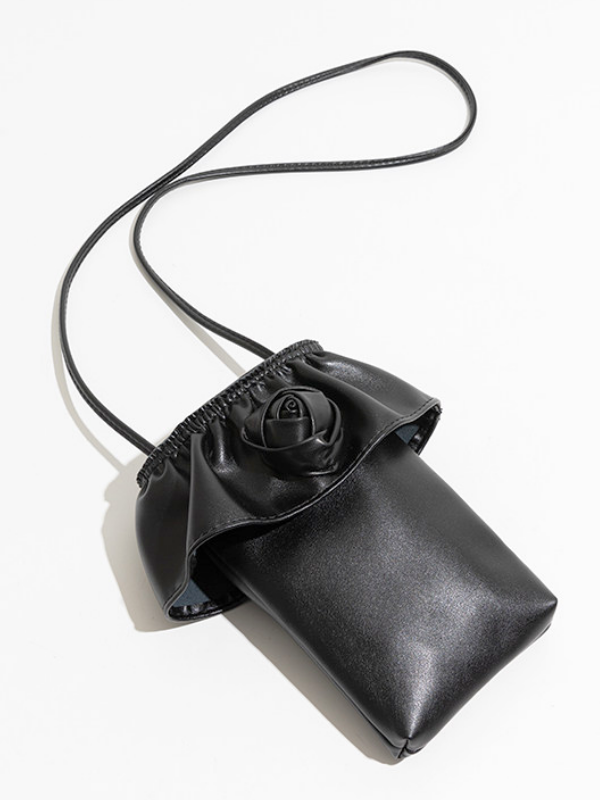 Rose Frill Mobile Shoulder Bag